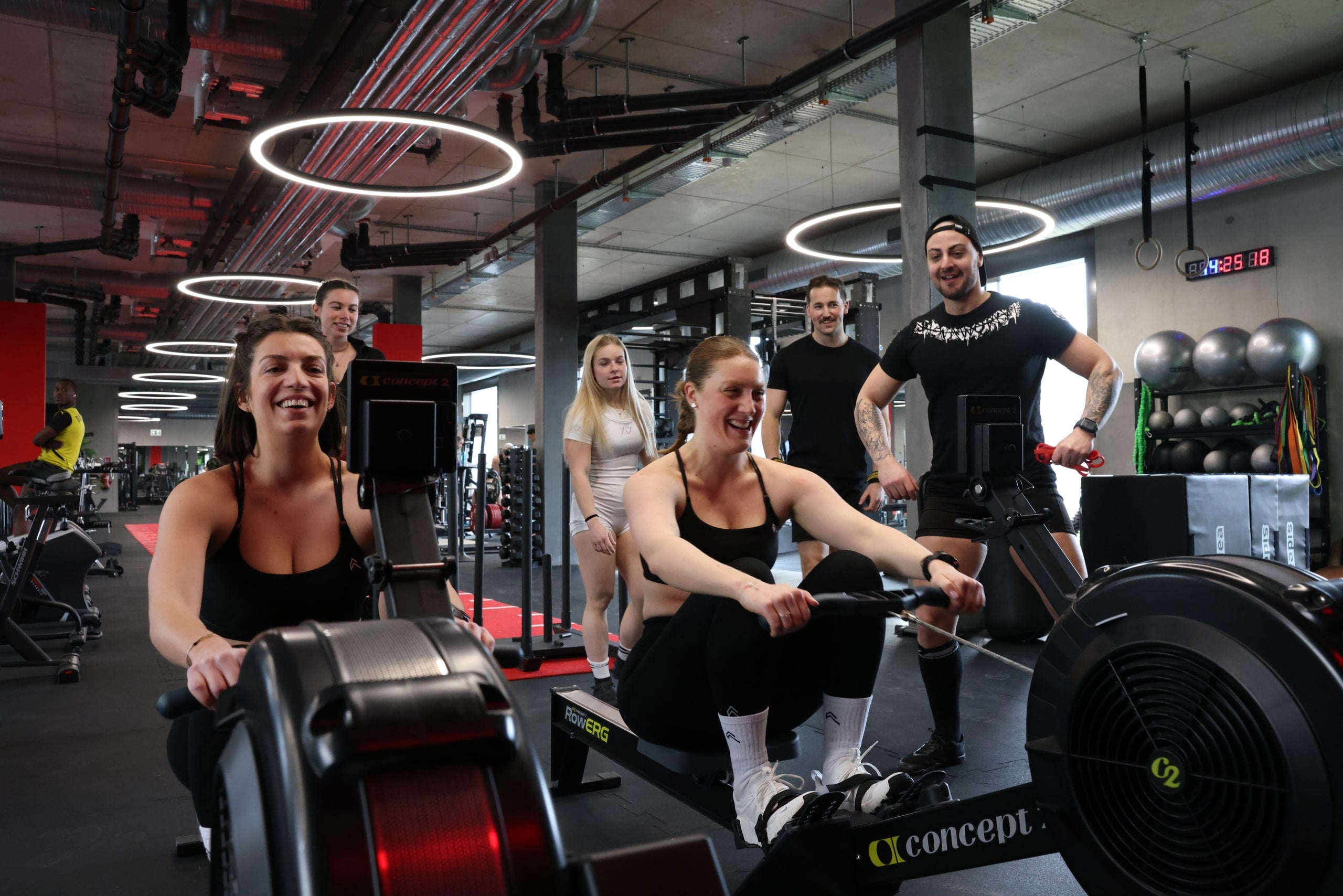 Group rowing session at ELEVATE Chavannes-près-Renens